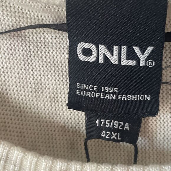 Retro Funky Neon Pop Art Patchwork Oversized Shirt XL NWT Light Knit Oatmeal - Picture 4 of 7